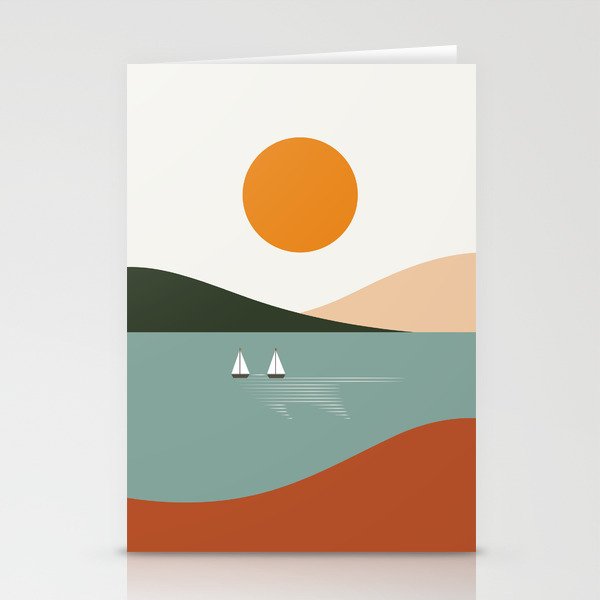 Cat Landscape 81 Stationery Card Gallery Image 2