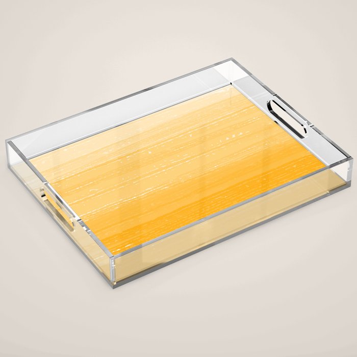 Saffron Paint Gradient Acrylic Tray Gallery Image 1