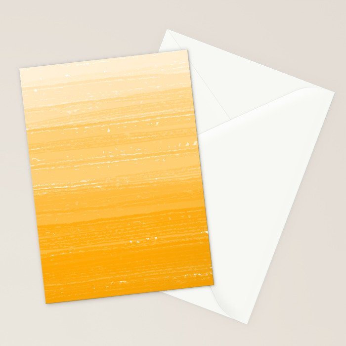 Saffron Paint Gradient Stationery Card Gallery Image 2