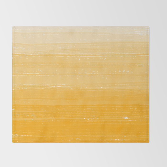 Saffron Paint Gradient Throw Blanket Gallery Image 2