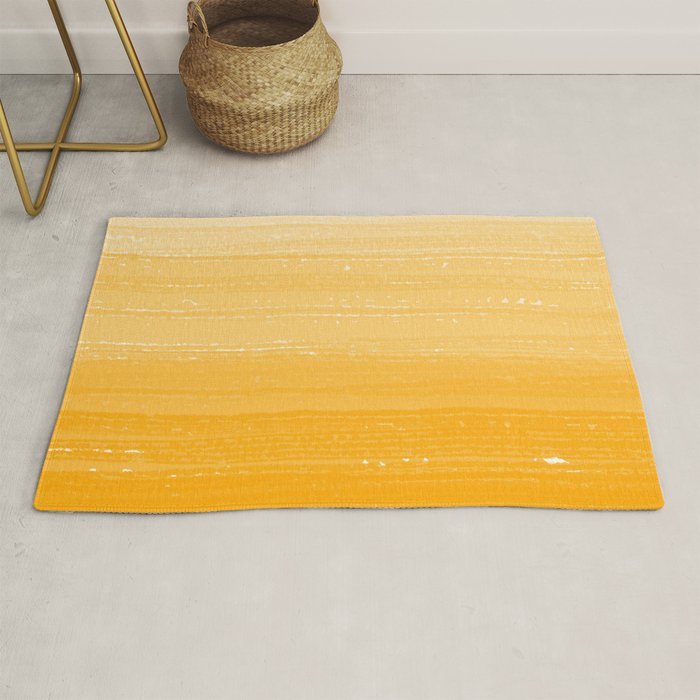 Saffron Paint Gradient Rug Gallery Image 1