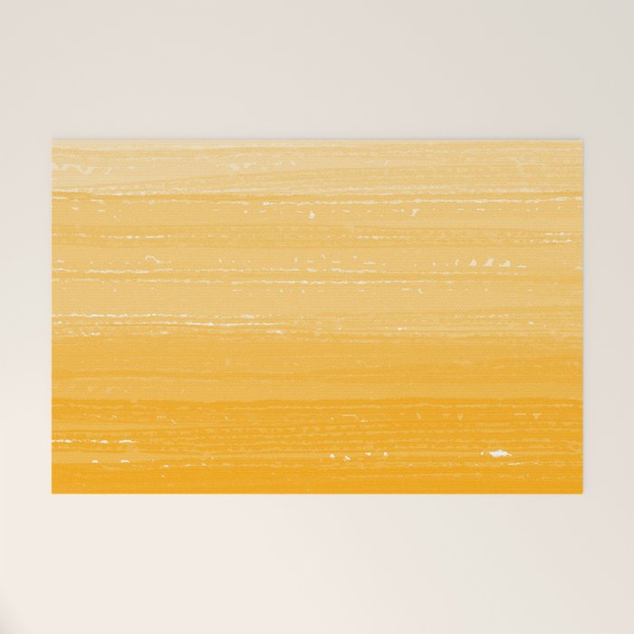 Saffron Paint Gradient Welcome Mat Gallery Image 1