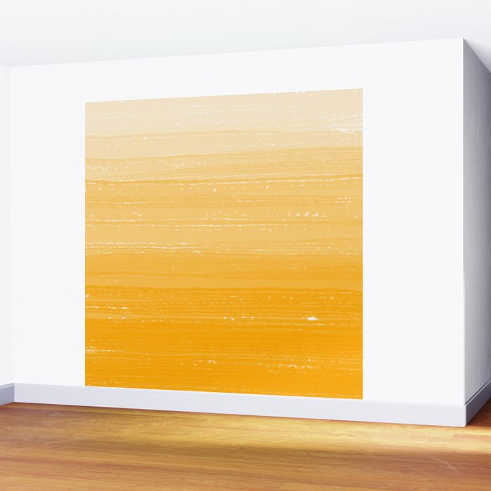 Saffron Paint Gradient Wall Mural Gallery Image 2