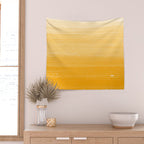 Saffron Paint Gradient Wall Tapestry Gallery Image 2