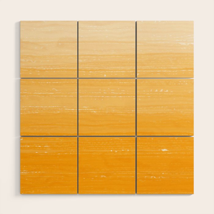 Saffron Paint Gradient Wood Wall Art Gallery Image 1