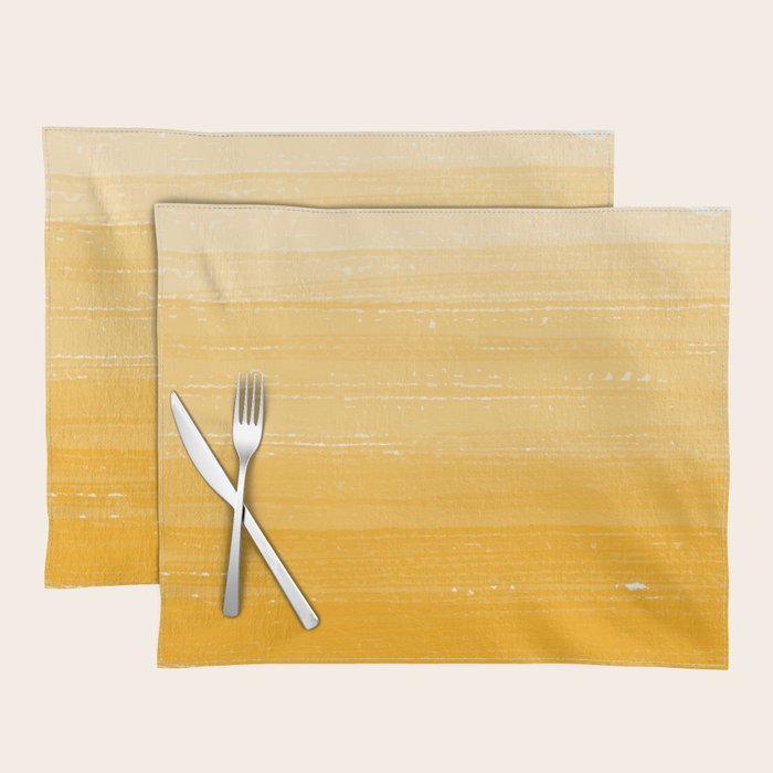 Saffron Paint Gradient Placemat Gallery Image 1
