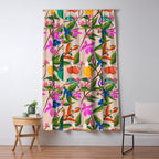 Summer vibes in tropical jungle Window Curtain Gallery Image 5