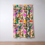 Summer vibes in tropical jungle Window Curtain Gallery Image 3