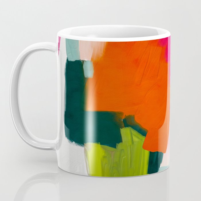 abstract pink art Coffee Mug Gallery Image 3