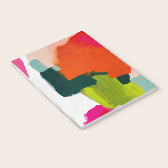 abstract pink art Notebook Gallery Image 3