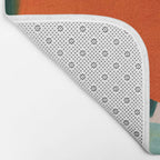abstract pink art Bath Mat Gallery Image 2