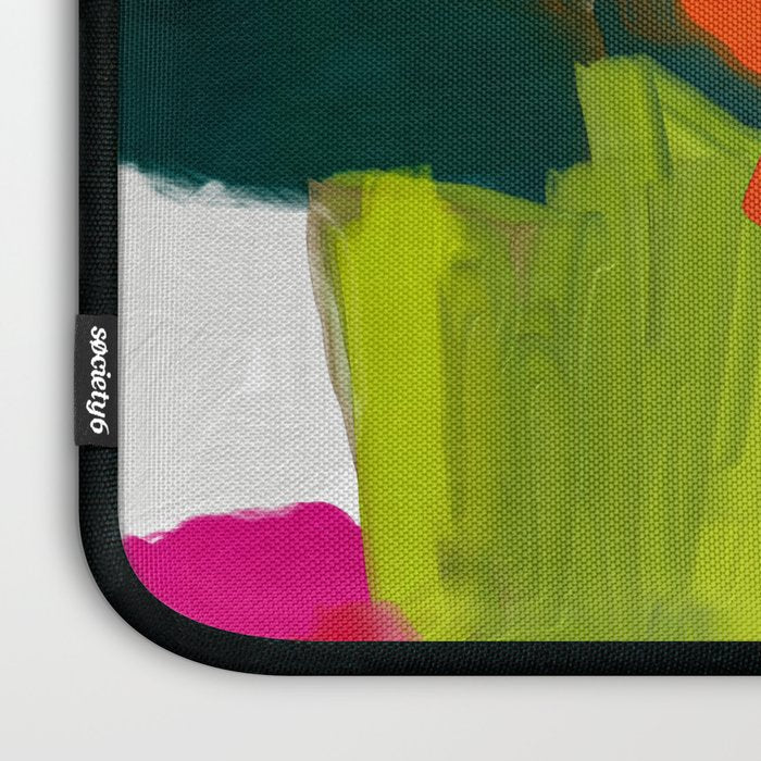 abstract pink art Laptop Sleeve Gallery Image 3