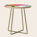 abstract pink art Side Table Gallery Image 1