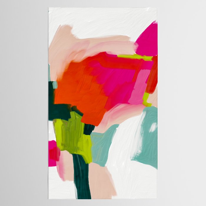 abstract pink art Tablecloth Gallery Image 2