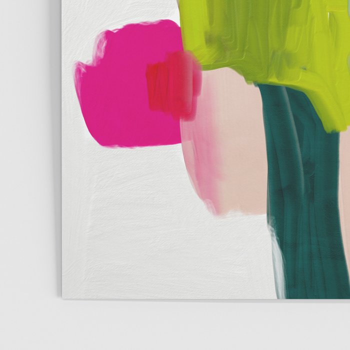 abstract pink art Poster Gallery Image 3