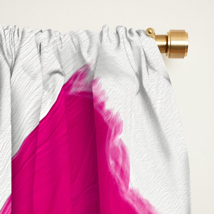 abstract pink art Window Curtain Gallery Image 2
