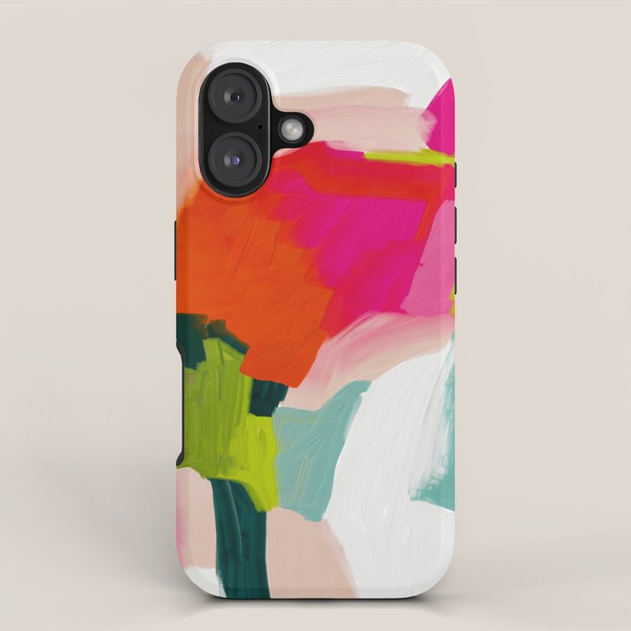 abstract pink art iPhone Case Gallery Image 1