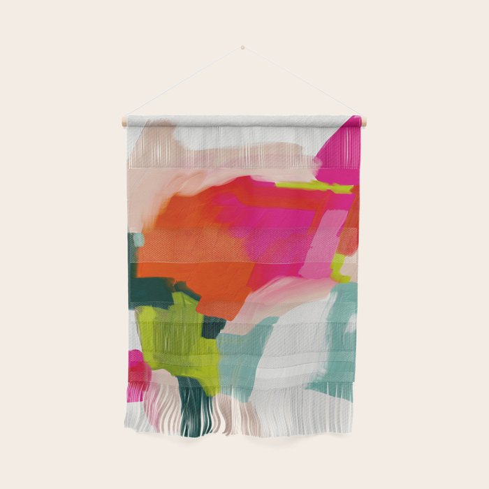 abstract pink art Wall Hanging Gallery Image 1