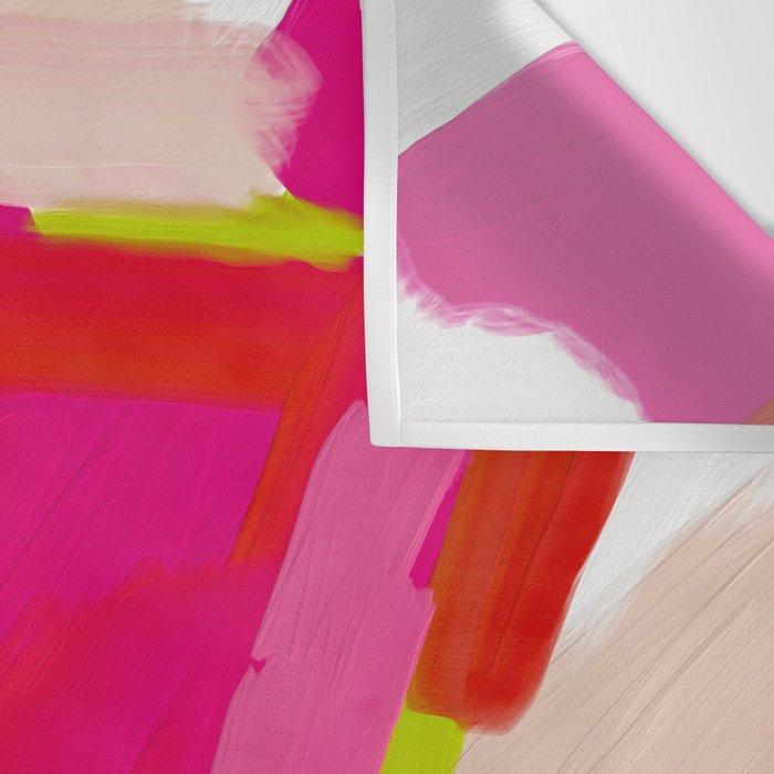 abstract pink art Wall Tapestry Gallery Image 3