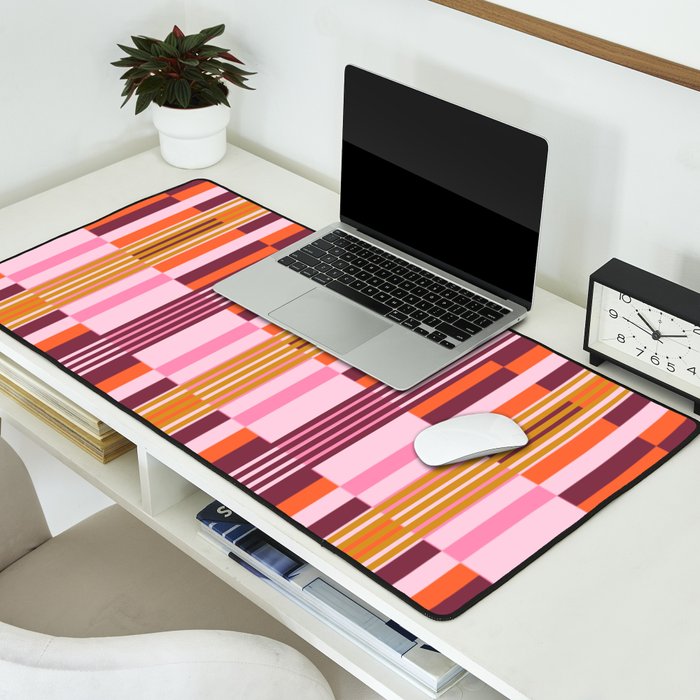 Striped Joy Desk Mat Gallery Image 2