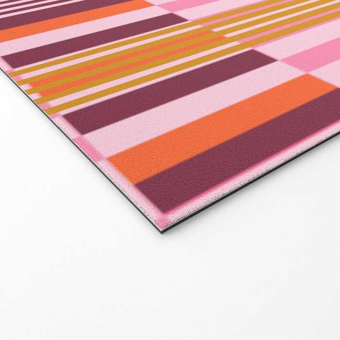 Striped Joy Welcome Mat Gallery Image 2