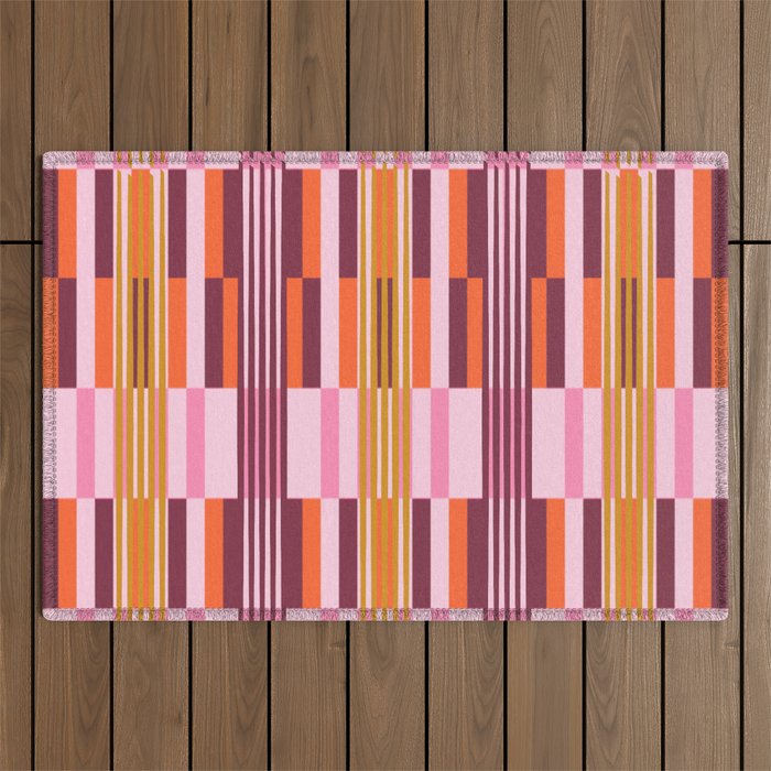 Striped Joy Outdoor Rug Gallery Image 1