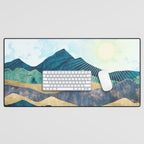 Blue Forest Desk Mat Gallery Image 1