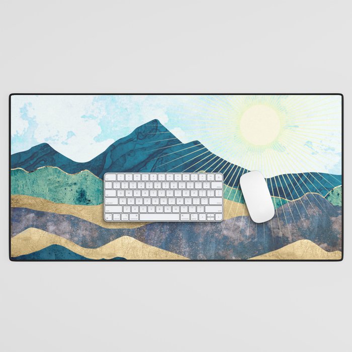 Blue Forest Desk Mat Gallery Image 1