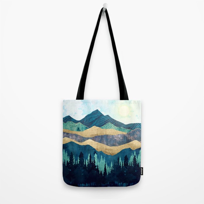Blue Forest Tote Bag Gallery Image 2