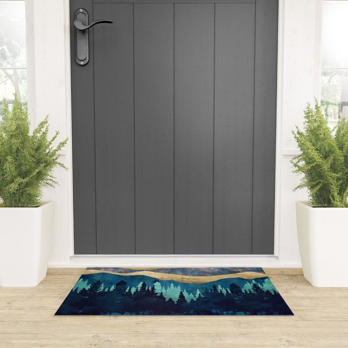 Blue Forest Welcome Mat Gallery Image 3