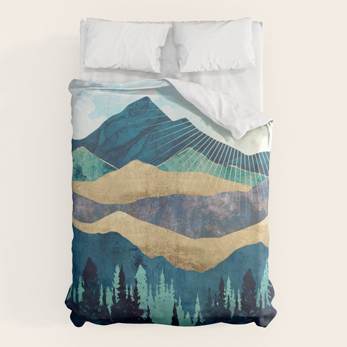 Blue Forest Duvet Cover Gallery Image 1