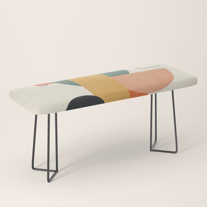 Geometric Color Play 01 Bench Gallery Image 1