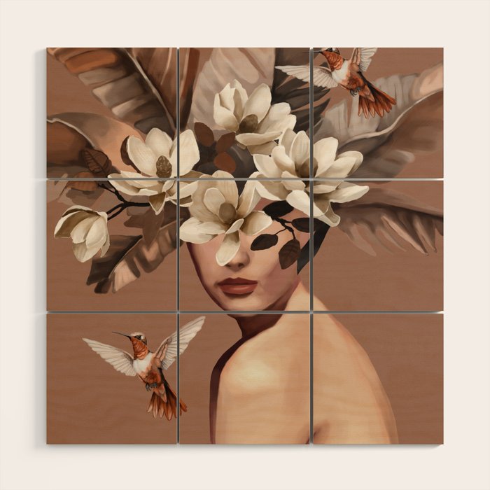 Hummingbird Whispers 2 Wood Wall Art Gallery Image 1