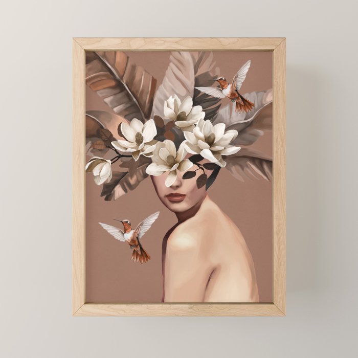 Hummingbird Whispers 2 Mini Art Print Gallery Image 1