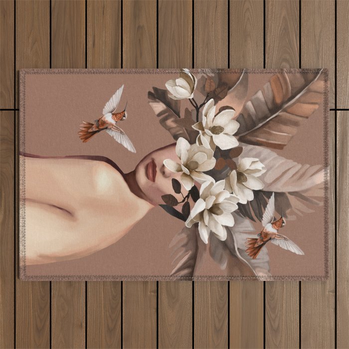 Hummingbird Whispers 2 Outdoor Rug Gallery Image 1