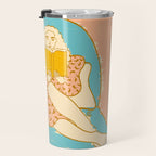 Portrait of a Woman Reading - Quiet Time 3 Travel Mug Gallery Image 3