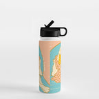 Portrait of a Woman Reading - Quiet Time 3 Water Bottle Gallery Image 1