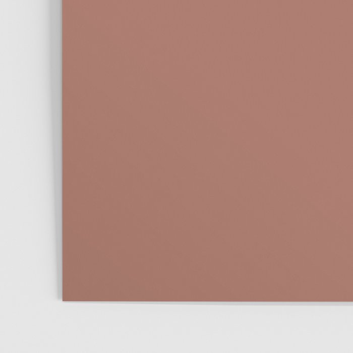 Earth Tone Dusty Clay Solid Color Poster Gallery Image 3