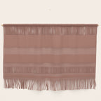 Earth Tone Dusty Clay Solid Color Wall Hanging Gallery Image 1