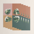 Cat and Leaf 2x2 Wrapping Paper Gallery Image 3