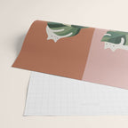 Cat and Leaf 2x2 Wrapping Paper Gallery Image 2