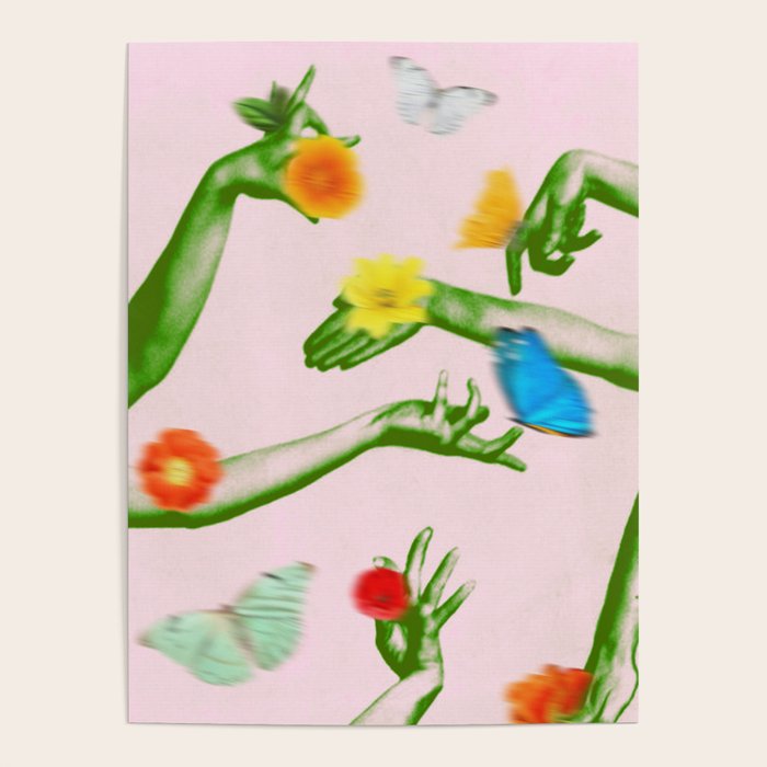 Jewels in Pink and Green Poster Gallery Image 4