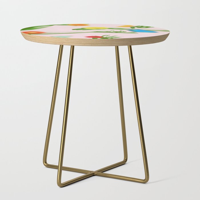 Jewels in Pink and Green Side Table Gallery Image 1