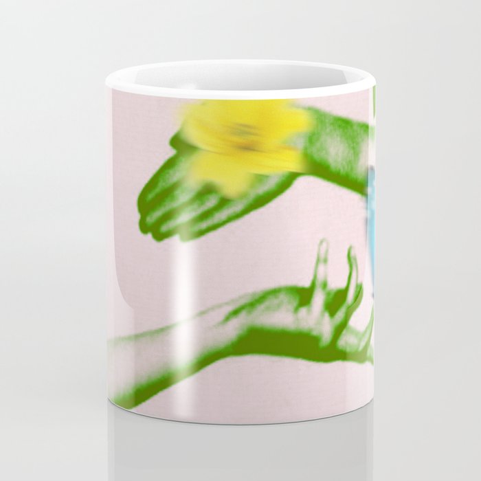 Jewels in Pink and Green Coffee Mug Gallery Image 4