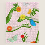 Jewels in Pink and Green Jigsaw Puzzle Gallery Image 1