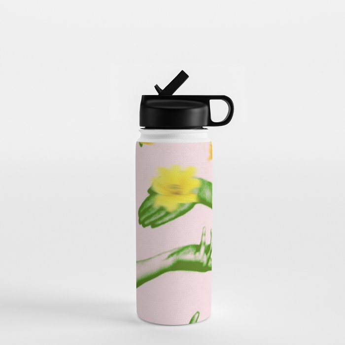 Jewels in Pink and Green Water Bottle Gallery Image 1
