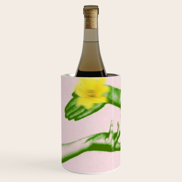 Jewels in Pink and Green Wine Chiller Gallery Image 1