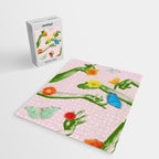 Jewels in Pink and Green Jigsaw Puzzle Gallery Image 2