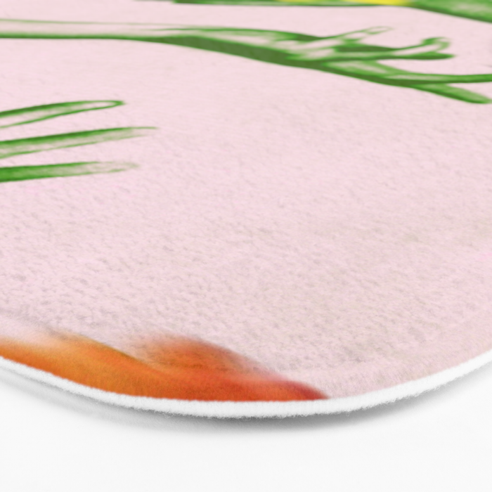 Jewels in Pink and Green Bath Mat Gallery Image 3