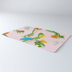 Jewels in Pink and Green Rug Gallery Image 3